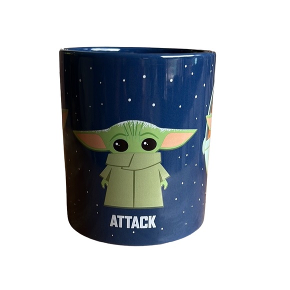 Star Wars The Mandalorian The Child 14 oz. Ceramic Mug Baby Yoda Grogu NWOB - Picture 3 of 5